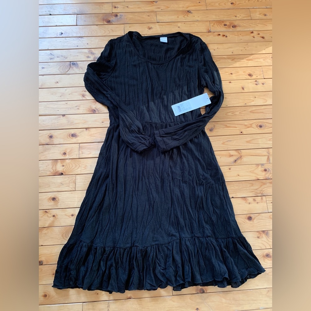 Lole black sheer dress
